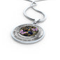 My Mind Still Talks To You Purple Butterflies Titan Tree Of Life SP1909008 Luxury Necklace with Back Engraving