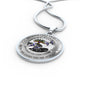 My Mind Still Talks To You Purple Butterflies Chakra Tree Of Life SP1909018 Luxury Necklace with Back Engraving