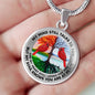 AG2008041 My Mind Still Talks To You Red Cardinals Four Seasons Tree Of Life Luxury Necklace with Back Engraving