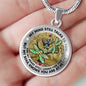 AG2008052 My Mind Still Talks To You Dragonflies Tree Of Life Luxury Necklace with Back Engraving