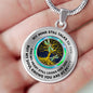 JL1407028 My Mind Still Talks To You Golden Dragonflies Opal Gold Tree Of Life And Dark Luxury Necklace with Back Engraving