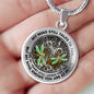 AG2208073 My Mind Still Talks To You Dragonflies Silver Tree Of Life Luxury Necklace with Back Engraving