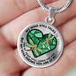 SP0109046 My Mind Still Talks To You Dragonflies Broken Heart Luxury Necklace with Back Engraving