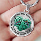 SP0109051 Mind Still Talks To You Hummingbirds Broken Heart Of Rocks Luxury Necklace with Back Engraving