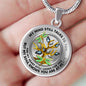 JL2207008 My Mind Golden Dragonflies Gold Diamond Tree Of Life Luxury Necklace with Back Engraving