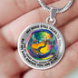 AG2008062 My Mind Still Talks To You Hummingbirds Tie DyeTree Of Life Luxury Necklace with Back Engraving