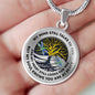 JL1407044 My Mind Still Talks To You Turquoise Dragonflies Yin Yang Tree Of Life Luxury Necklace with Back Engraving