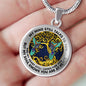 AG0408096 My Mind Still Talks To You Hummingbirds Gold Tree Of Life And Galaxy Luxury Necklace with Back Engraving