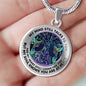 AG0608128 My Mind Still Talks To You Hummingbirds Metal Tree Of Life Luxury Necklace with Back Engraving