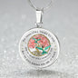 POLVSH0011 Hummingbird Pink Tree Of Life Chakra v2 My Mind Talks To You Luxury Necklace with Back Engraving