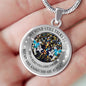 My Mind Still Talks To You Hummingbirds Titan Tree Of Life SP1909073 Luxury Necklace with Back Engraving