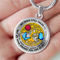 B0706064 My Mind Still Talks To You Turquoise Butterflies And Tree Of Life Sun And Moon Luxury Necklace with Back Engraving