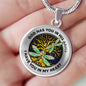 TQ0104 God Has You In His Arms Dragonfly Tree Of Life Luxury Necklace with Back Engraving
