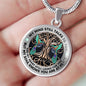 AG2008057 My Mind Still Talks To You Hummingbirds Tree Of Life Luxury Necklace with Back Engraving