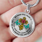 JL2107002 My Mind Still Talks To You Turquoise Butterflies Rose Golden Cross Luxury Necklace with Back Engraving