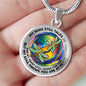 AG2008047 My Mind Still Talks To You Dragonflies Tie DyeTree Of Life Luxury Necklace with Back Engraving