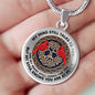 AG0408068 My Mind Still Talks To You Red Cardinals Rose Gold Celtic Knot Tree Of Life And Galaxy Luxury Necklace with Back Engraving