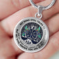 AG1208040 My Mind Still Talks To You Hummingbirds Silver Celtic Tree Of Life Luxury Necklace with Back Engraving