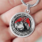 AG0408063 My Mind Still Talks To You Red Cardinals Black Tree Of Life And Moon Luxury Necklace with Back Engraving