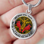 AG2008043 My Mind Still Talks To You Red Cardinals Gold Tree Of Life Luxury Necklace with Back Engraving