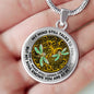 AG2208062 My Mind Still Talks To You Dragonflies Gold Tree Of Life Luxury Necklace with Back Engraving