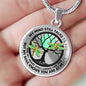 AG0608122 My Mind Still Talks To You Golden Dragonflies Black Moon Tree Of Life Luxury Necklace with Back Engraving