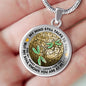 AG1308053 My Mind Still Talks To You Dragonflies Tree Of Life Luxury Necklace with Back Engraving