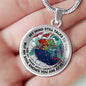 AG2008060 My Mind Still Talks To You Hummingbirds Tree Of Life Luxury Necklace with Back Engraving