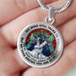 AG2008055 My Mind Still Talks To You Hummingbirds Rainbow Tree Of Life Luxury Necklace with Back Engraving