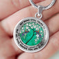 AG2508063 My Mind Still Talks To You Hummingbirds Flower Luxury Necklace with Back Engraving