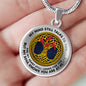 AG0608090 My Mind Still Talks To You Red Cardinals Gold Celtic Knot Tree Of Life Luxury Necklace with Back Engraving