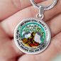 AG1308060 My Mind Still Talks To You Hummingbirds Tree Of Life Luxury Necklace with Back Engraving