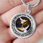 TM0101 My Mind Still Talks To You Doves Tree Of Life Luxury Necklace with Back Engraving