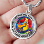 AG2008044 My Mind Still Talks To You Red Cardinals Tie DyeTree Of Life Luxury Necklace with Back Engraving