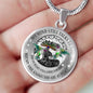 My Mind Still Talks To You Green Hummingbirds Chakra Tree Of Life SP1909065 Luxury Necklace with Back Engraving