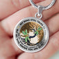 AG1508029 My Mind Still Talks To You Dragonflies Tree Of Life Luxury Necklace with Back Engraving