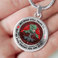 AG1308046 My Mind Still Talks To You Red Cardinal Tree Of Life Luxury Necklace with Back Engraving