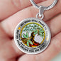 AG1308049 My Mind Still Talks To You Dragonflies Tree Of Life Luxury Necklace with Back Engraving
