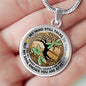 AG1308048 My Mind Still Talks To You Dragonflies Tree Of Life Luxury Necklace with Back Engraving