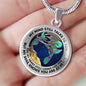 AG2108051 My Mind Still Talks To You Hummingbirds Tree Of Life Luxury Necklace with Back Engraving