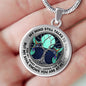 AG0608143 My Mind Still Talks To You Hummingbirds Silver Moon Tree Of Life And Galaxy Luxury Necklace with Back Engraving