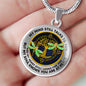 AG0608100 My Mind Still Talks To You Golden Dragonflies Gold Celtic Knot Tree Of Life Luxury Necklace with Back Engraving