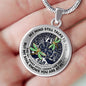 AG1208032 My Mind Still Talks To You Dragonflies Silver Celtic Tree Of Life Luxury Necklace with Back Engraving