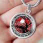 AG2208050 My Mind Still Talks To You Red Cardinals Tree Of Life Meditation Luxury Necklace with Back Engraving