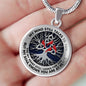 AG0608078 My Mind Still Talks To You Red Cardinals Silver Celtic Knot Tree Of Life And Galaxy Luxury Necklace with Back Engraving