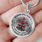 JL1407020 My Mind Still Talks To You Red Cardinal Tree Of Life And Wings Rose Luxury Necklace with Back Engraving