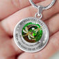 My Mind Still Talks To You Dragonflies Celtic Tree Of Life And Moon SP1909056 Luxury Necklace with Back Engraving