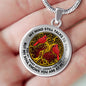 AG2208051 My Mind Still Talks To You Red Cardinals Gold Tree Of Life Luxury Necklace with Back Engraving