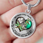 SP0109048 My Mind Still Talks To You Dragonflies Broken Heart Luxury Necklace with Back Engraving