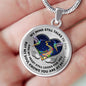 H0713003 My Mind Still Talks To You Green Hummngbirds Stair Way To Heaven With Heart Wings Luxury Necklace with Back Engraving